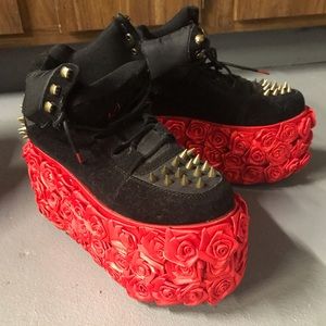 YRU rose sneaker platform - Vegan